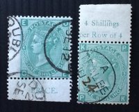 1s Green SG 117 plate 6 with CDS date errors